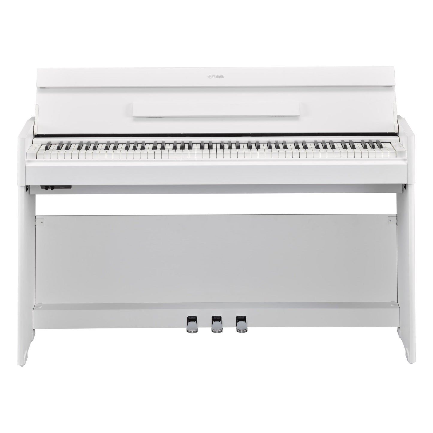 Yamaha YDPS55B 88-Note, Weighted Action Console Digital Piano - White Walnut